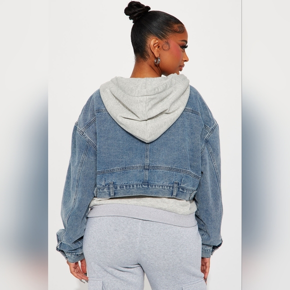 Fashion Nova double layer denim jacket - Picture 2 of 4